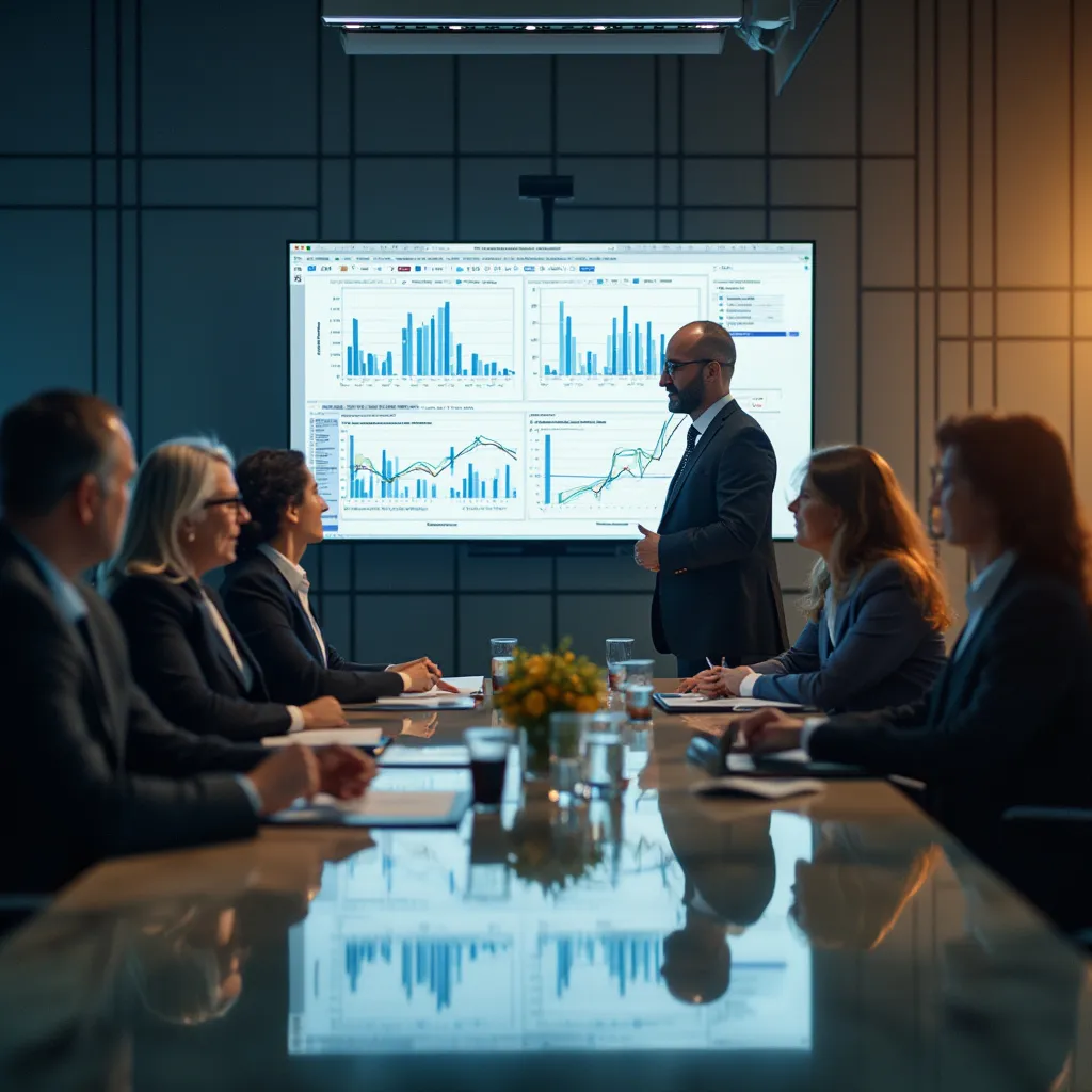 Reunión de planificación estratégica con un cliente importante